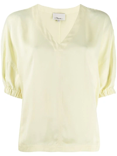 3.1 Phillip Lim / フィリップ リム Puff-sleeve Blouse In Yellow