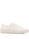 Camper Courb Perforated Low Top Sneaker In Neutrals