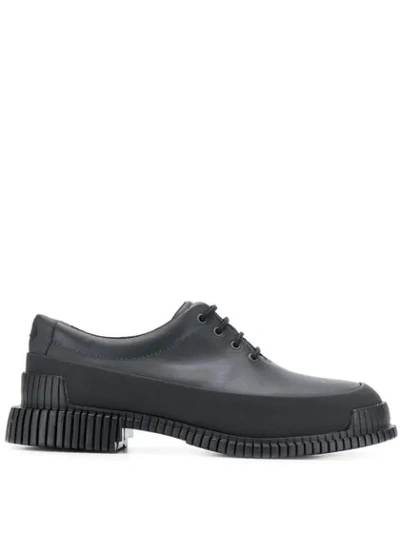 Camper Pix Textile Brogues In Multicolor
