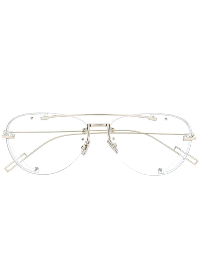 Dior Eyewear Chroma 1 Sunglasses - Silver In 银色