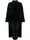 ROCHAS FUR MIDI COAT