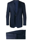 CANALI CANALI TAILORED TWO PIECE SUIT - 蓝色