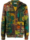 ETRO ETRO ZIPPED PRINTED JACKET - 绿色