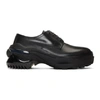 MAISON MARGIELA BLACK RIDGED SOLE DERBYS