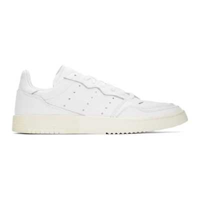 Adidas Originals Supercourt Low-top Leather Trainers In White