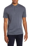Theory Contrast-tipped Pima Cotton-blend Piqué Polo Shirt In Reef/ Dark Reef