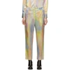 SIES MARJAN SIES MARJAN MULTICOLOR SATIN WILLA CROPPED TROUSERS