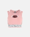 STELLA MCCARTNEY Blush Hybrid Top in Cropped-Passform,34980065