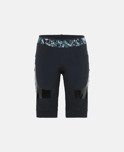 Stella Mccartney Black Black Hybrid Short In Blue