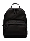 Prada Classic Logo Plaque Backpack In Black