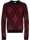 SAINT LAURENT BURLINGTON ARGYLE JUMPER