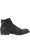 OFFICINE CREATIVE SIDE BUCKLE BOOTS
