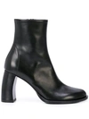 ANN DEMEULEMEESTER ZIPPED ANKLE BOOTS