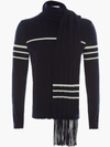 JW ANDERSON JUMPER WITH SCARF DETAIL,KW20919F51888814121362