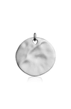 MONICA VINADER SIREN SHORE PENDANT CHARM,SS-PT-SIRS-NON