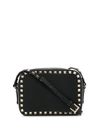 Valentino Garavani Rockstud Shoulder Bag In Black