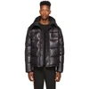 KENZO KENZO BLACK SHINY NYLON DOWN JACKET