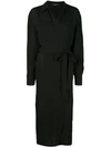 DEREK LAM WRAP-FRONT DRESS