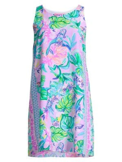 lilly pulitzer jackie silk shift dress Lilly Pulitzer Jackie SILK Shift Dress Beach Loot Silk Size XXS