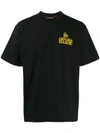 Gcds Logo Print T-shirt In Black
