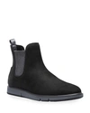 SWIMS MEN'S MOTION WATER-RESISTANT SUEDE CHELSEA BOOTS,PROD224220393