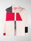 Diesel Red Tag Colour Block Button-up Shirt In Neutrals