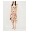 CLAUDIE PIERLOT FLORAL-PRINT CREPE MIDI DRESS,25961705