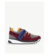 DSQUARED2 MARTIN COLOUR-BLOCKED SUEDE TRAINERS