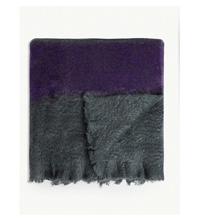 Jil Sander Mohair And Wool-blend Blanket In Opn Mis967