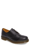 Dr. Martens' Plain Toe Derby In Black/ Leopard