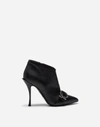 Dolce & Gabbana Ankle Boots Devotion Leather Black In Black