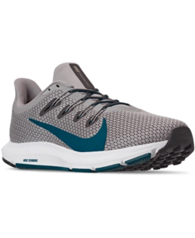 Nike Men's Quest 2 Running Sneakers From Finish Line In Atmosphere Grey/blue Forc