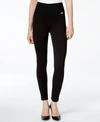 CALVIN KLEIN PULL-ON WIDE-WAISTBAND KNIT PANTS