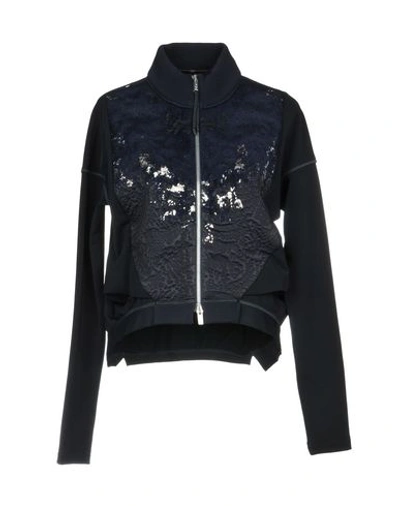 High By Claire Campbell Sweatshirt In Dark Blue