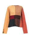 High By Claire Campbell Sweater In Orange