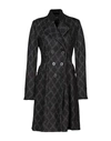 HIGH BY CLAIRE CAMPBELL HIGH WOMAN COAT BLACK SIZE 12 VIRGIN WOOL, RAYON, NYLON, WOOL,41910576SD 5