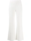 THEORY CROPPED WIDE LEG TROUSERS