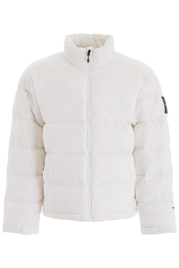 white puffer jacket north face