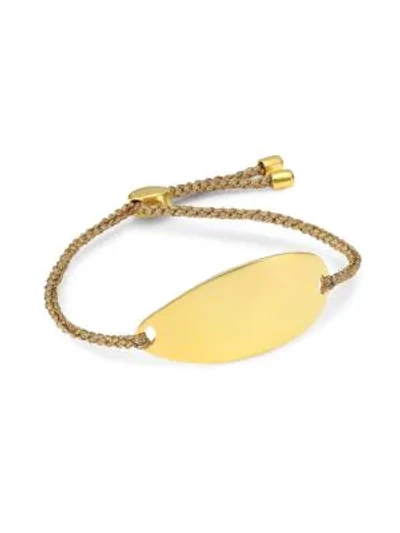 Monica Vinader Nura 18k Yellow Goldplated Friendship Bracelet