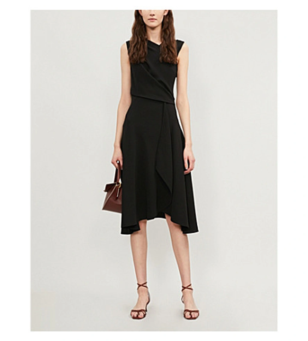 reiss marling wrap front midi dress Reiss Marling Wrap Front Midi Dress, Pale Green