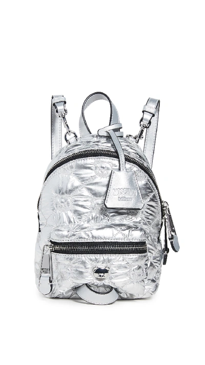 Moschino Backpack In Fantasy Print Nickel