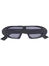 Dior Black Oblique Curve Sunglasses