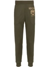 MOSCHINO SLIM-FIT LOGO TRACK TROUSERS