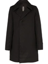 RICK OWENS DOUBLE-BREASTED TRENCH COAT