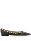 VALENTINO GARAVANI VALENTINO GARAVANI ROCKSTUD POINTED BALLERINAS