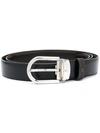 MONTBLANC MONTBLANC BUCKLE BELT - 黑色