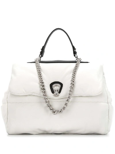 Ermanno Scervino Padded Tote Bag In White