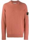 STONE ISLAND LOGO PATCH KNITTED jumper