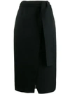 ROCHAS WRAP MIDI SKIRT