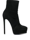 CASADEI PLATFORM ANKLE BOOTS